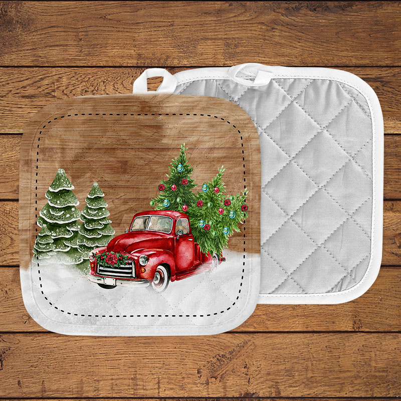 Christmas-Red-Truck-Potholders-Front-and-Back