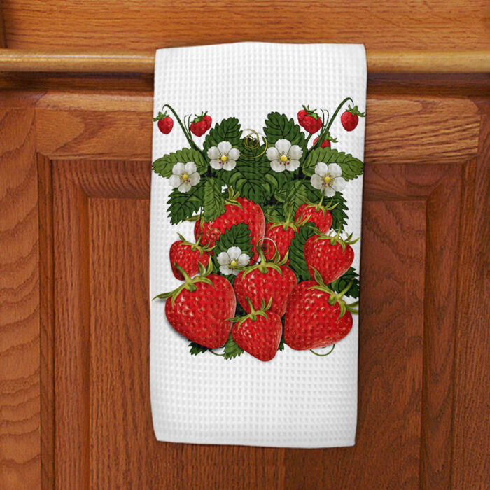 Strawberry-Tea-Towel-Folded