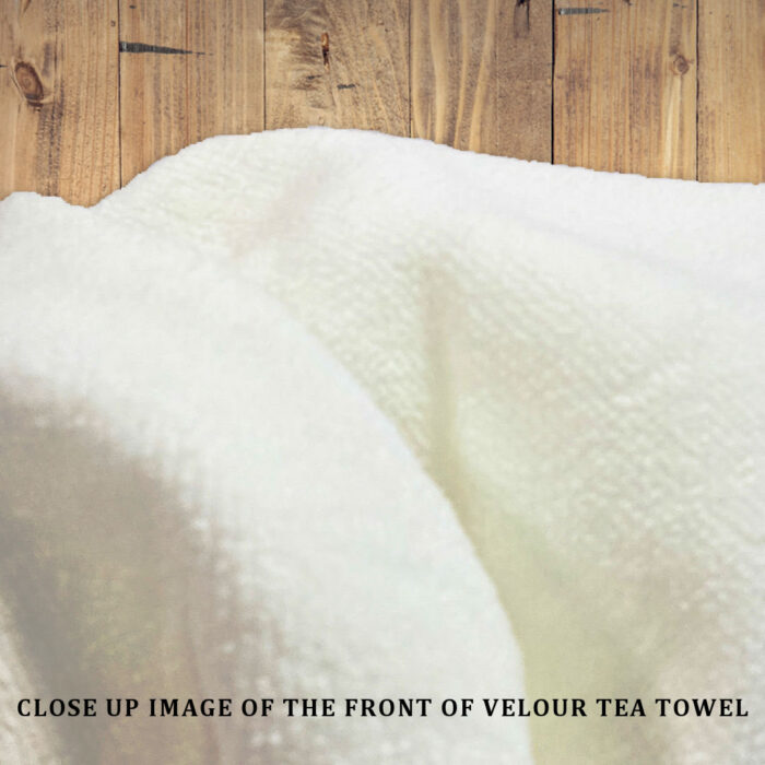 velour towel front