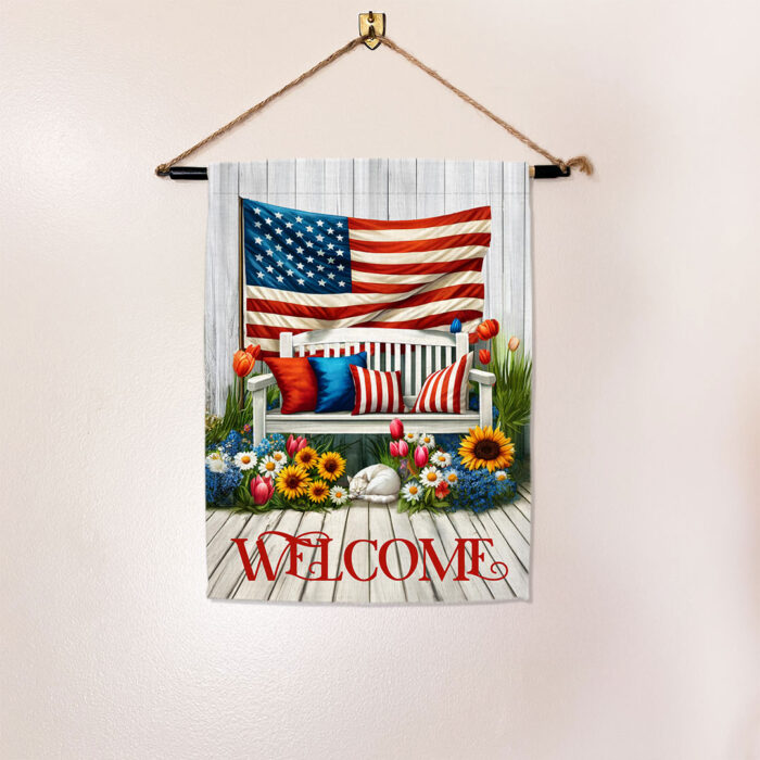 2025 Welcome Flag - Porch - Image 2